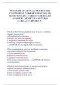 FF2 EXAM &lpar;NATIONAL&rpar; NEWEST 2024  COMPLETE &lpar;2 NEWEST VERSIONS&rpar; 350  QUESTIONS AND CORRECT DETAILED  ANSWERS &lpar;VERIFIED ANSWERS&rpar;  &vert;ALREADY GRADED A&plus;