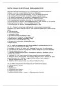 SATA EXAM QUESTIONS AND ANSWERS