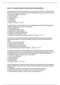 SATA  EXAM QUESTIONS AND ANSWERS