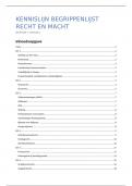 College aantekeningen Recht en macht voor toets