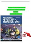 TEST BANK For Anatomy & Physiology for Emergency Care, 3rd Edition