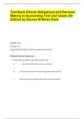 Exam (elaborations) Managerial Accounting & Legal Aspects of Business 