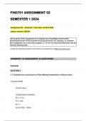 FIN3701 Assignment 2 (COMPLETE ANSWERS) Semester  1 2024 (505104) - DUE 24 April 2024