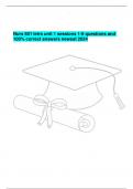 Nurs 601 letrs unit 1 sessions 1-8 questions and 100&percnt; correct answers newest 2024