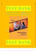 Test Bank for Organizational Behavior An Evidence-Based Approach, 12 Edition by Fred Luthans