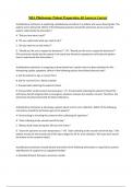 NHA Phlebotomy Patient Preparation All Answers Correct 