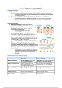 College aantekeningen Hormonale Regulatie - Neuronale en Hormonale Regulatie (AB_1168) 