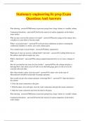 Stationary engineering lic prep Exam Questions And Answers