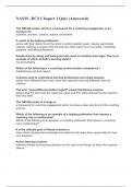 NASM - BCS Chapter 2 Quiz &lpar;Answered&rpar;