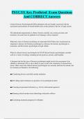 PSYC331 Key Predicted Exam Questions  And CORRECT Answers