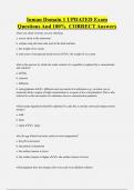 Inman Domain 1 UPDATED Exam  Questions And 100&percnt; CORRECT Answers