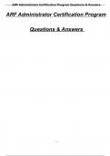 California ARF Administrator 2024 Exam Questions and Answers &lpar;2024 &sol; 2025&rpar; Updated &lpar;Verified Answers&rpar;