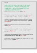 AMMUNITIONS AND EXPLOSIVES STORAGE  SAFETY EXAM&sol; AMMO 112 EXAM RECENT  VERSION ALL QUESTIONS AND CORRECT  ANSWERS&sol; BEST GRADED A&plus;