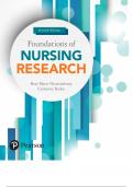 Foundations of NURSING RESEARCH
