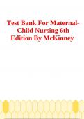Test Bank For Maternal-ChildNursing 6th Edition UPDATED