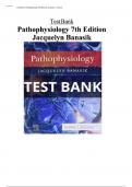 Test Bank For Pathophysiology 7th Edition by Jacquelyn L. Banasik all Chapters