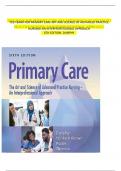 TEST BANK FOR PRIMARY CARE ART AND SCIENCE OF ADVANCED PRACTICE NURSING – AN  INTERPROFESSIONAL APPROACH 5TH EDITION DUNPHY ALL CHAPTERS