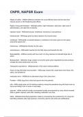CNPR&comma; NAPSR Exam 2024&sol;2025 &lpar;100&percnt; verified&rpar; graded A&plus; by experts