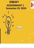 EIM301 ASSIGNMENT 1 2024 - DUE 22 APRIL-Entrepreneurship & Innovation Management 3