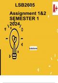 LSB2605 assignment 1&2 2024(WRITTEN)- Legal Aspects of Small Businesses
