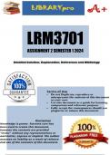 LRM3701 Assignment 2 (COMPLETE ANSWERS) Semester 1 2024