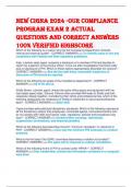 NEW Cigna 2024 -Our Compliance Program Exam 2 ACTUAL QUESTIONS AND CORRECT ANSWERS 100&percnt; VERIFIED HIGHSCORE