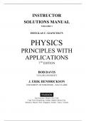 Solution Manual For Physics Principles with Applications, By Giancoli (7th Edition) Chapter 1-33