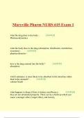  Maryville Pharm NURS 615 Exam 1