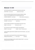 Module 13 USI Advanced Test With Complete Answers.