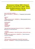 Rasmussen College MDC 3 Exam 2  Questions and Answers 2024 / 2025 |  100% Verified Answers (50 Qs - 6 or 7  SATA; 3 or 4 Dose Calc;) 