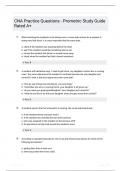 CNA Practice Questions  Prometric Study Guide Rated A