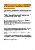 HR Block Budget Challenge Quizzes &lpar;QUESTIONS WITH 100&percnt; CORRECT ANSWERS &rpar; &lpar;2024 &sol; 2025&rpar; &lpar;Verified by Experts&rpar;
