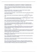 N10-008 FUNDAMENTALS EXAM WITH CORRECT ANSWERS &num;26