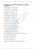 NETWORK&plus; N10-008 EXAM QUESTIONS WITH CORRECT ANSWERS &num;23&period;
