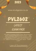 PVL2602 EXAM PACK 2023 (LATEST PACK) 