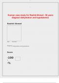 iHuman case study for Rashid Ahmed - 50 years diagnosis dehydration and hypokalemia