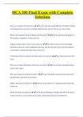 HCA 100  EXAM PACK QUESTIONS AND ANSWERS 100&percnt; SOLVED