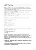 CMT Training &lpar;questions & answers&rpar; A&plus; guide&period;