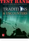 TEST BANK for Traditions & Encounter A Global Perspective on the Past 6th Edition by Jerry Bentley, Herbert Ziegler, Heather Streets Salter  (All Chapters 1-38 _ DOWNLOAD LINK PROVIDED)