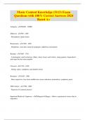 Music Content Knowledge &lpar;5113&rpar; Exam Questions with 100&percnt; Correct Answers 2024 Rated A&plus;