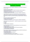 QSP Exam Questions And Correct Answers &vert; Verified