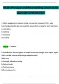 NASM Physique and Bodybuilding Coach Exam  Questions and Answers &lpar;2024 &sol; 2025&rpar; &lpar;Verified Answers&rpar;