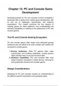 Designing and developing games for PC and console platforms.