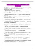 BECC MOD 1 TEST&vert;69 QUESTIONS AND ANSWERS