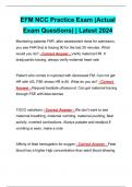 EFM NCC Practice Exam (Actual Exam Questions) | Latest 2024 