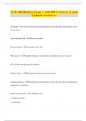 NUR 160-Hondros Exam 1 with 100&percnt; Correct &vert; Latest Updated Graded A&plus;