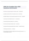 HVAC Air Condition Esco 2022 Questions And Answers