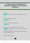 L3 CERAD SJA EXAM &vert; QUESTIONS &  ANSWERS &lpar;VERIFIED&rpar; &vert; LATEST UPDATE &vert;  GRADED A&plus; 