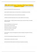PHIL 482 TAMU Exam 1 Questions With Expert Solutions &vert;Updated & Verified