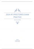 2024 ATI Proctored Exam Practice